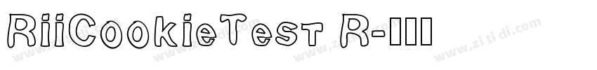 RiiCookieTest R字体转换